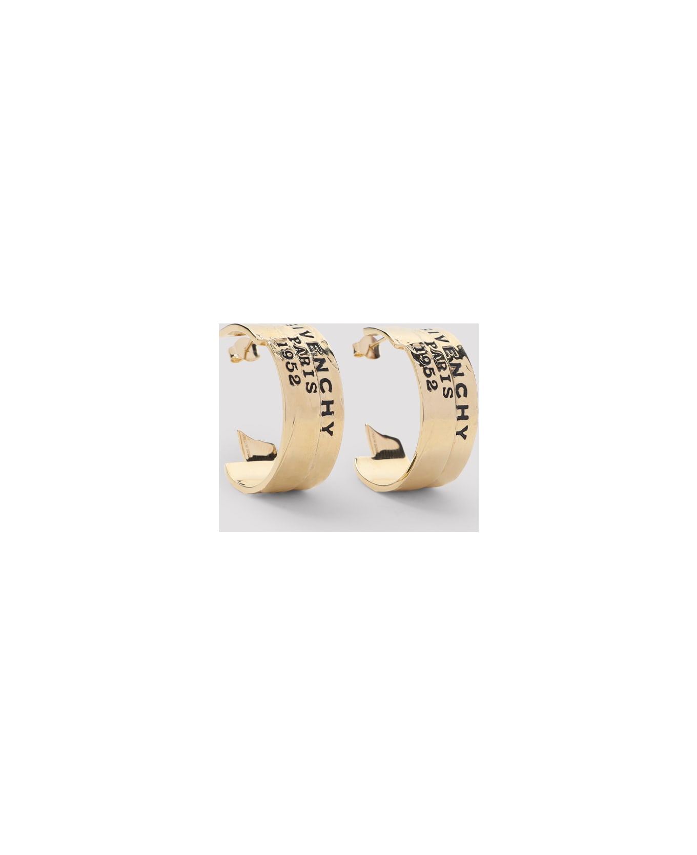 Givenchy Tape Hoops Earrings - Antic Golden