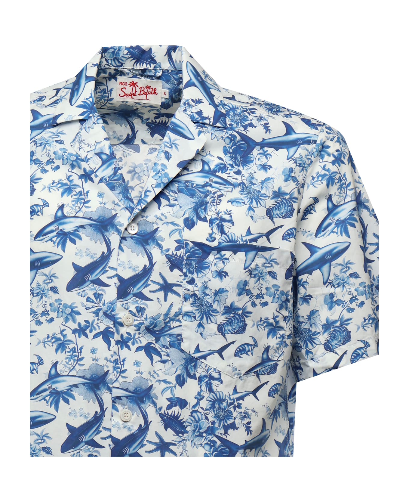 MC2 Saint Barth Kalea Shirt With Shark Print