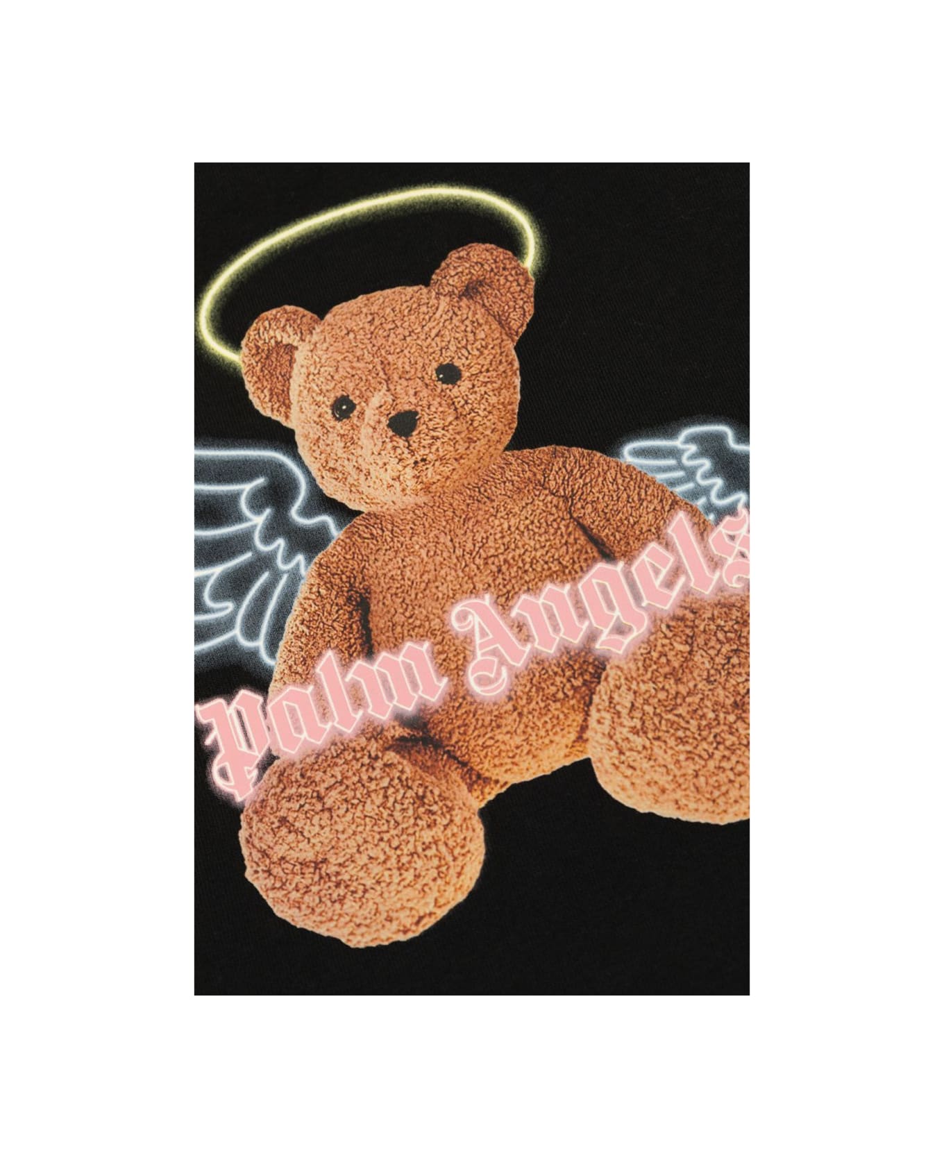 Palm Angels T-shirt With "bear" Logo - BLACK