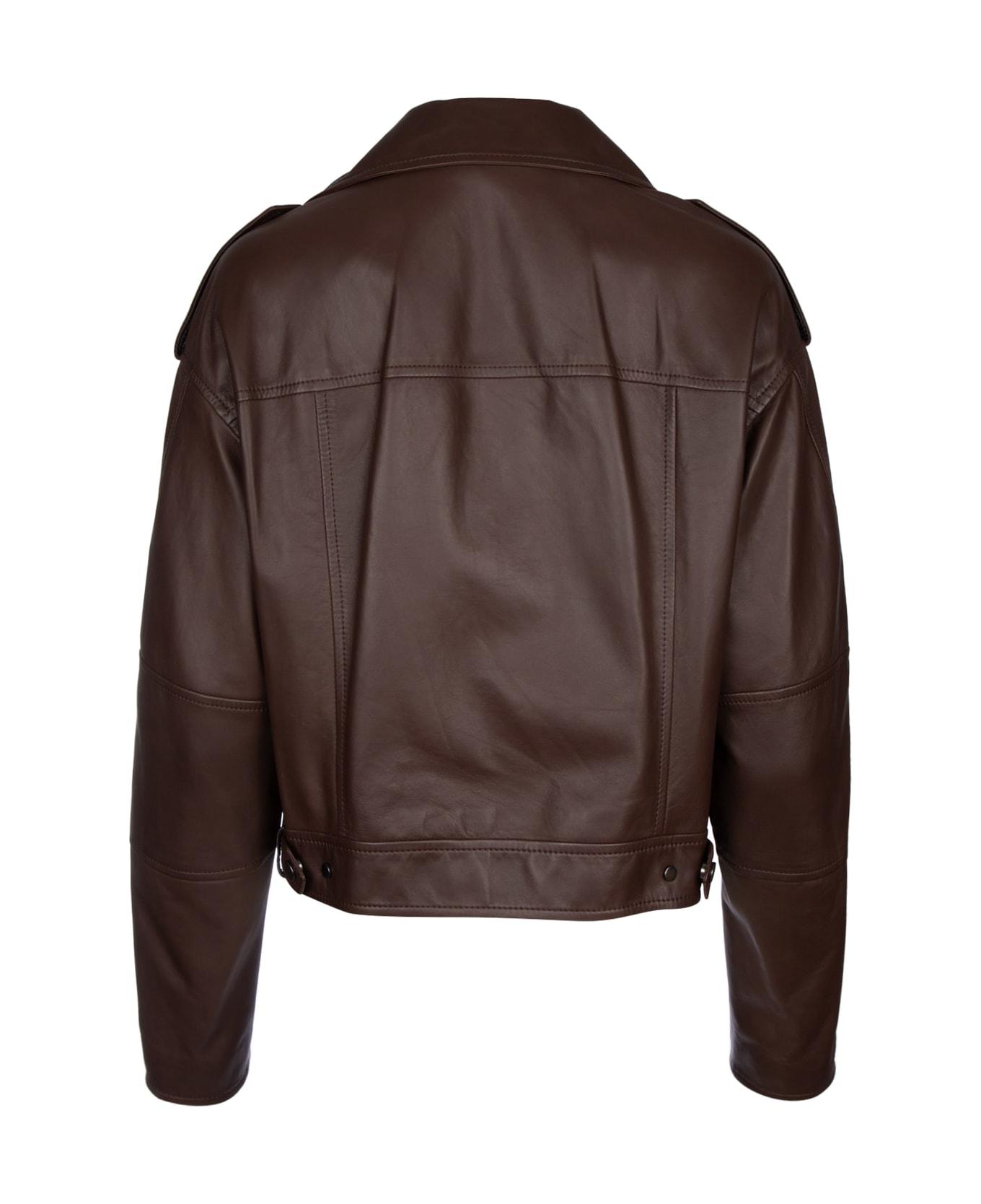 Brunello Cucinelli Leather Jacket - TESTADIMORO