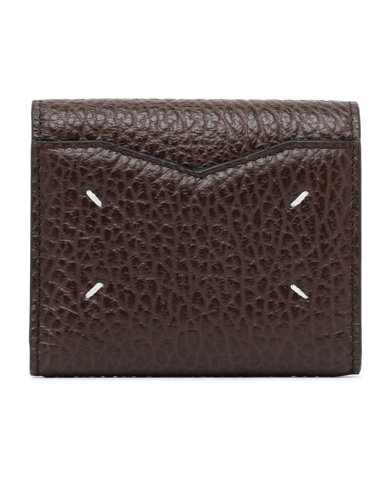 Maison Margiela Brown Leather Envelope Wallet - Testa di moro