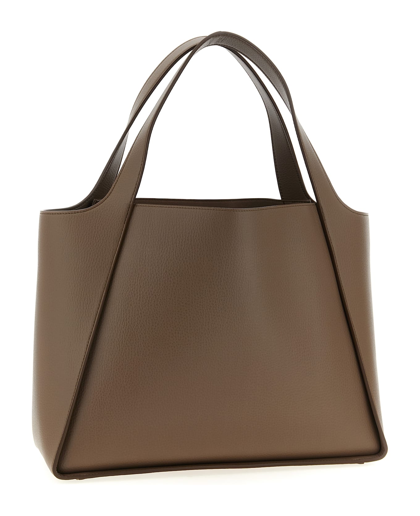 Stella McCartney Logo Shopping Bag - Brown