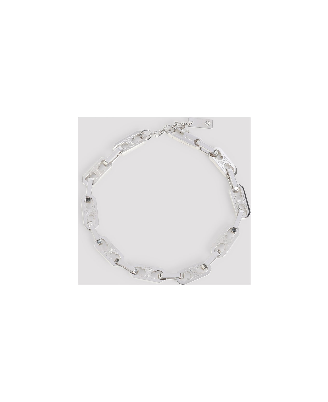 Celine Small Octagon Bracelet - Si Silver