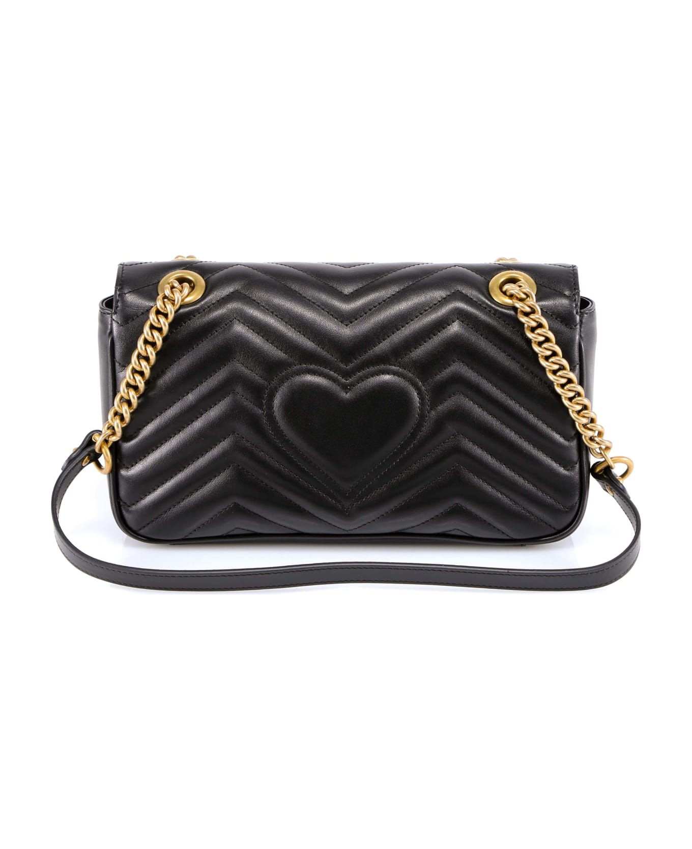 Gucci Gg Marmont Shoulder Bag - Black ショルダーバッグ