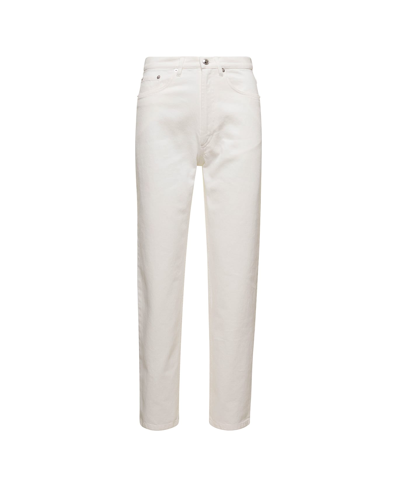 A.P.C. 'martin' White Five Pockets Jeans In Cotton Denim Woman - White
