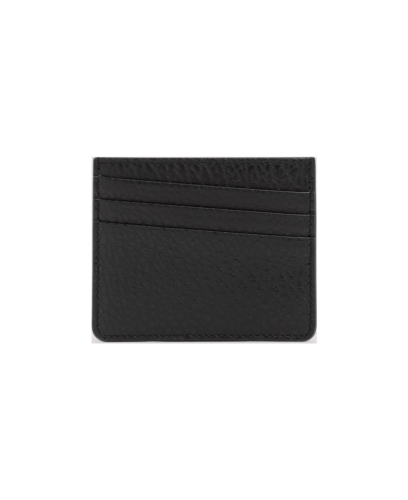 Maison Margiela Leather 6 Card Holder - Black