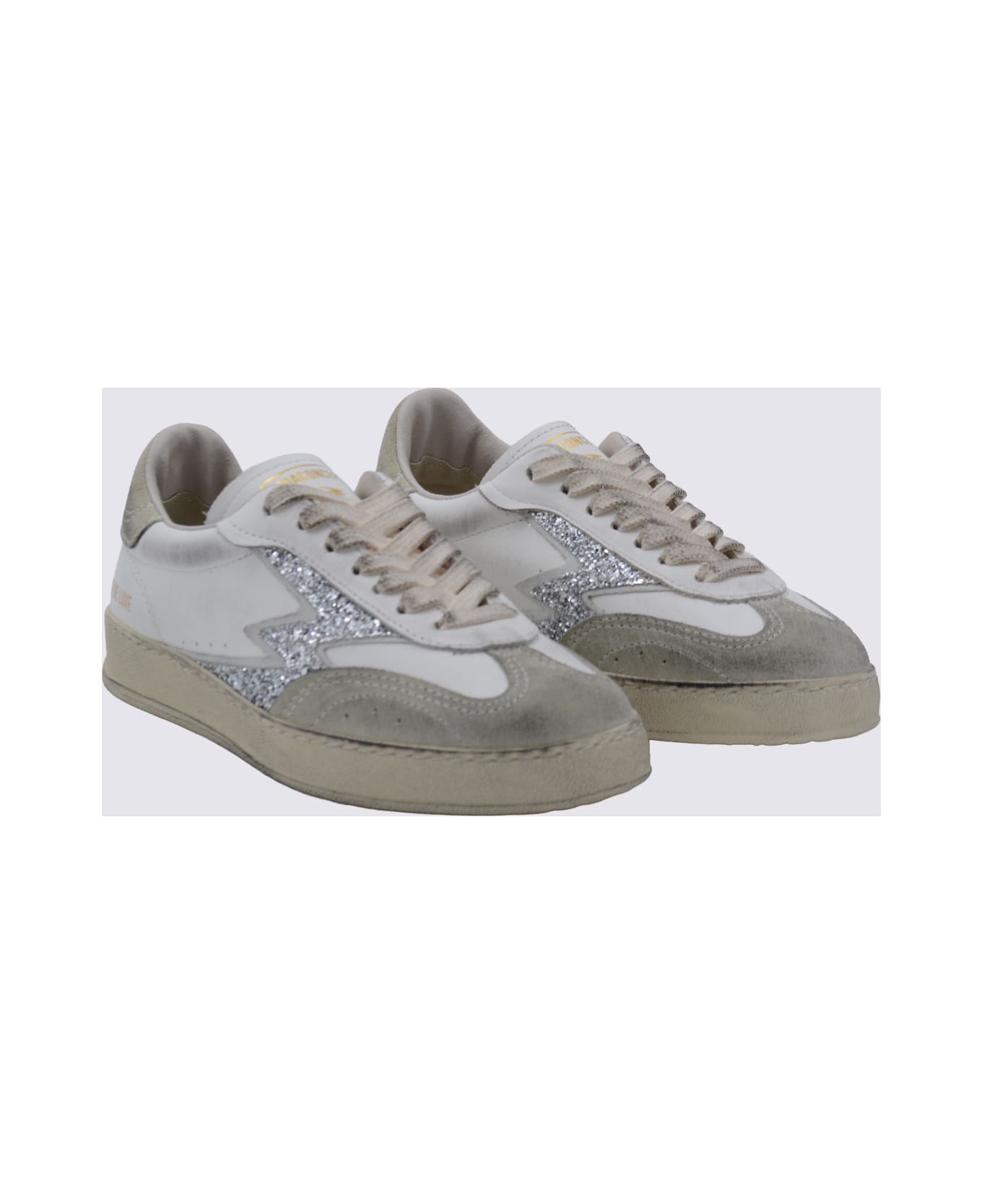 M.O.A. master of arts Silver And White Sneakers - Silver