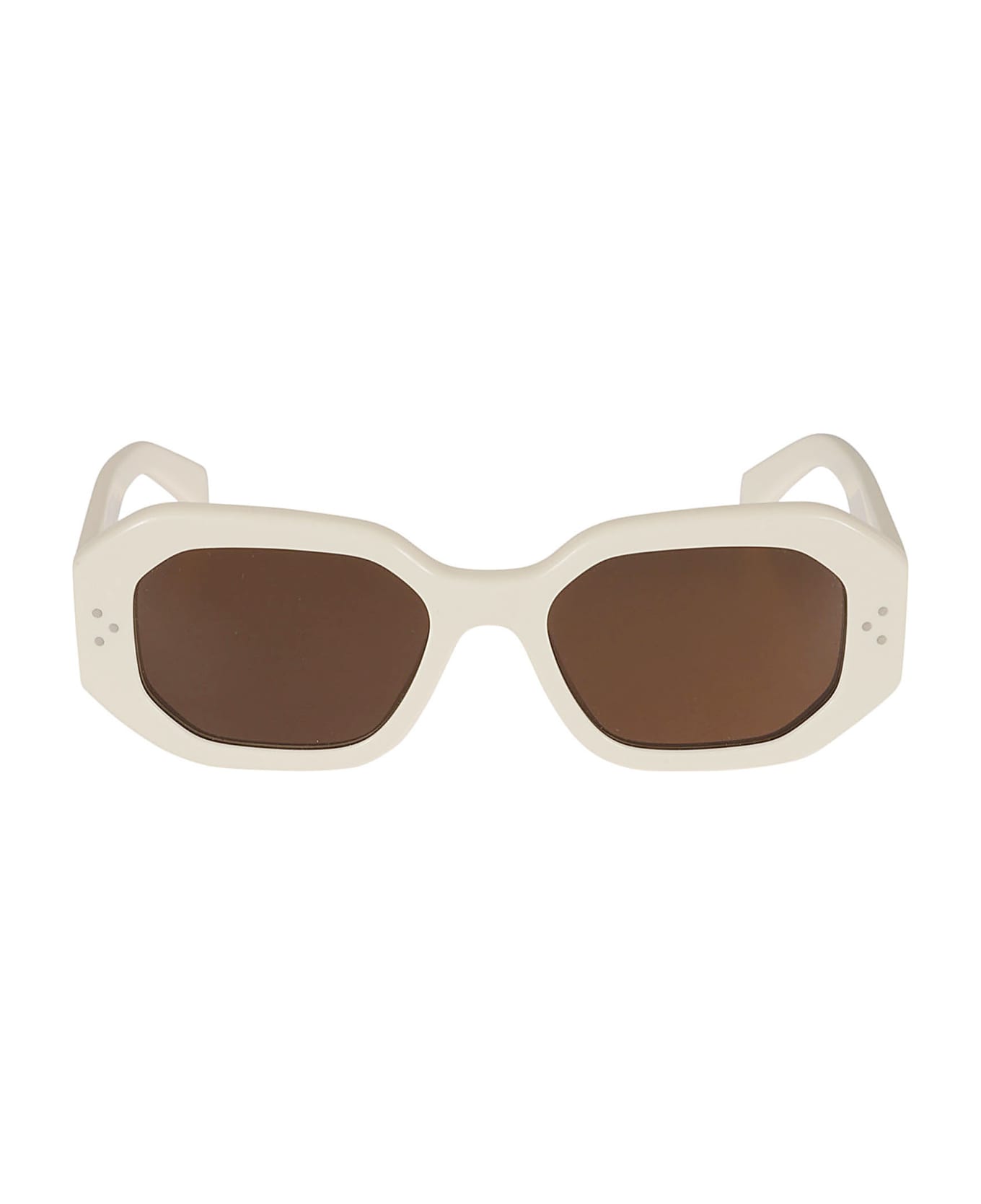 Celine Logo Sided Geometric Lens Sunglasses - 25e