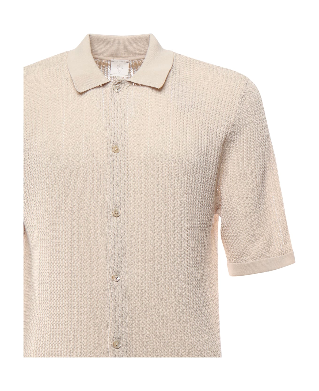 Eleventy Cotton Shirt-shirt - SAND