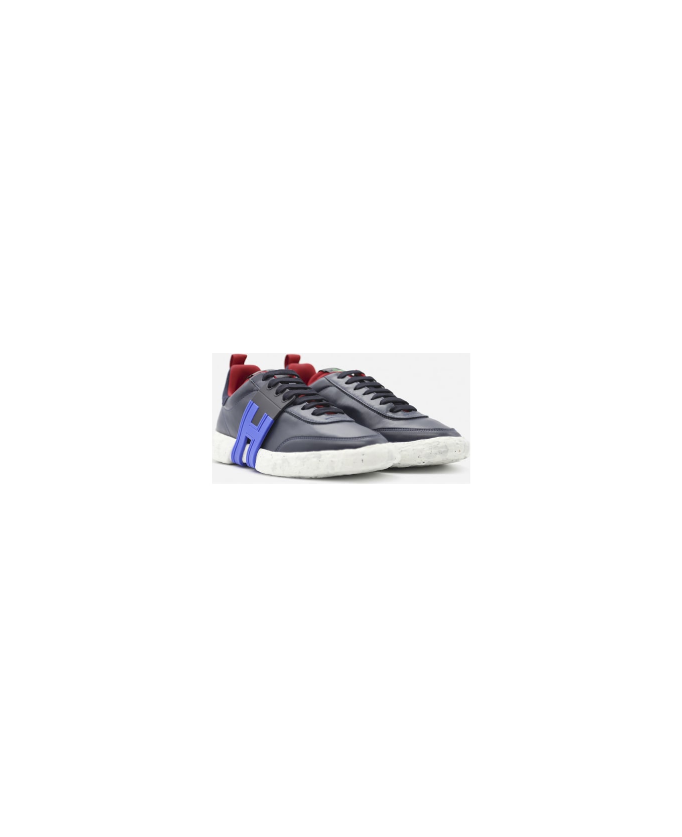 Hogan -3r Sneakers In Reconstituted Leather - Blue