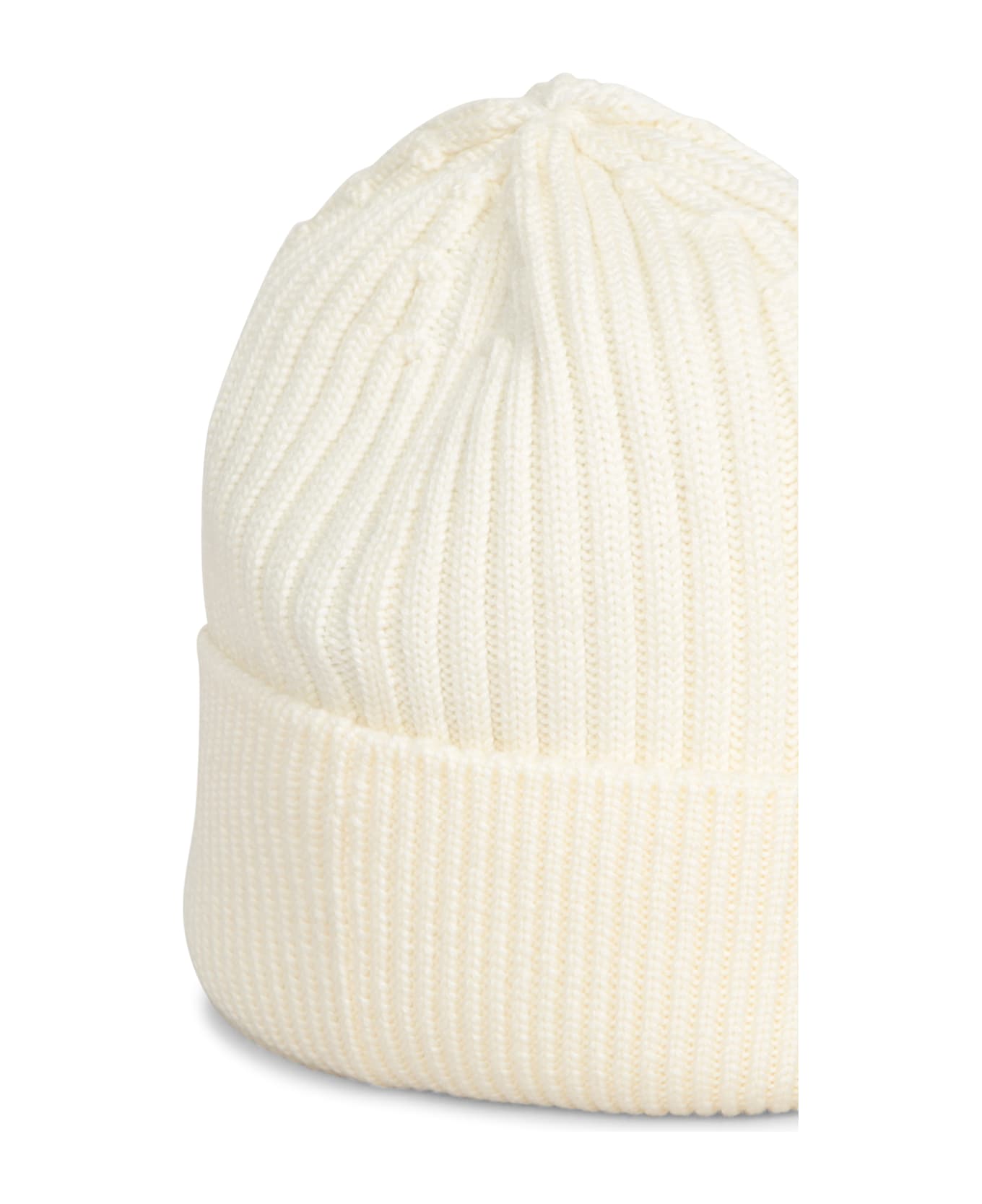 Moncler Grenoble Beanie Hat - Natural