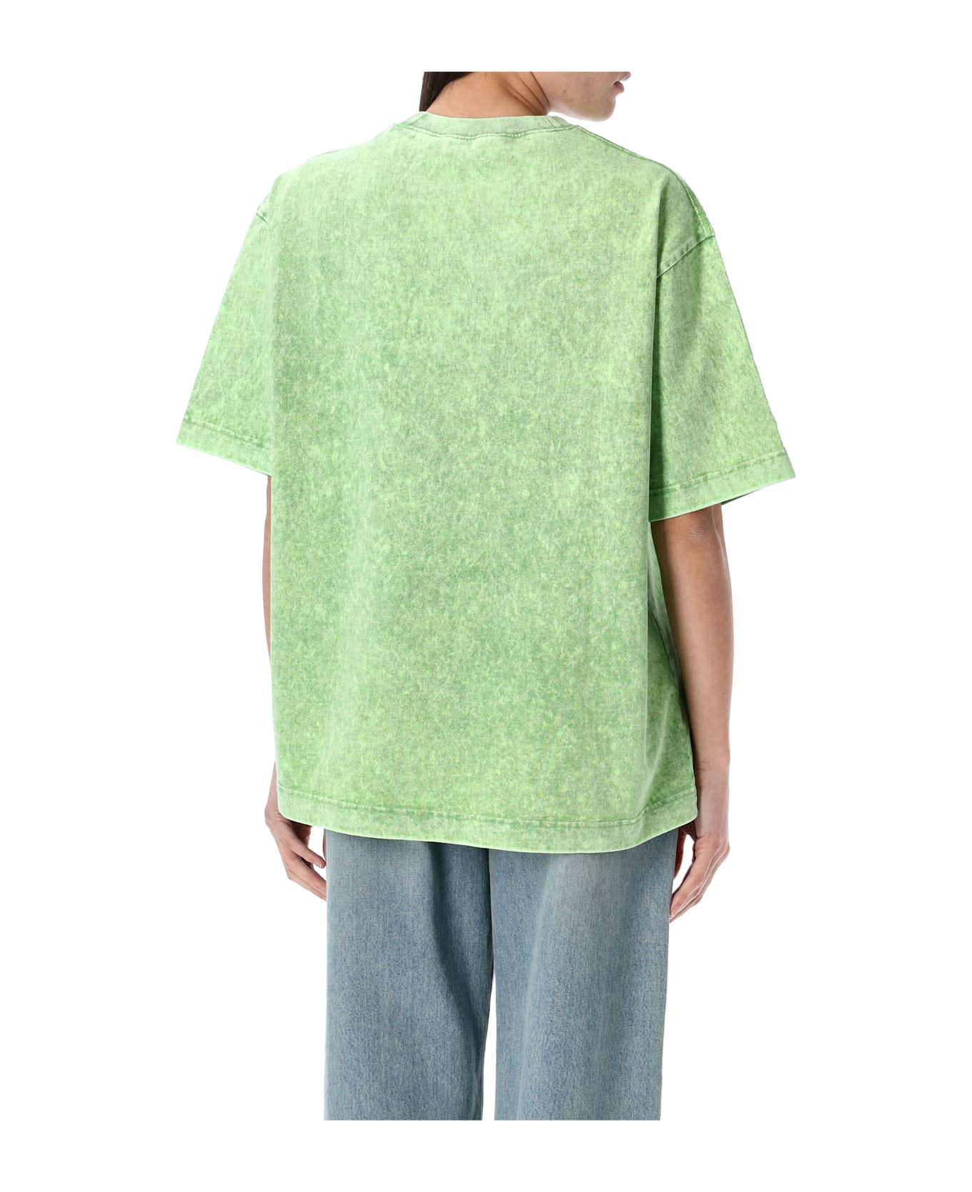 Acne Studios Logo T-shirt - BRIGHT GREEN