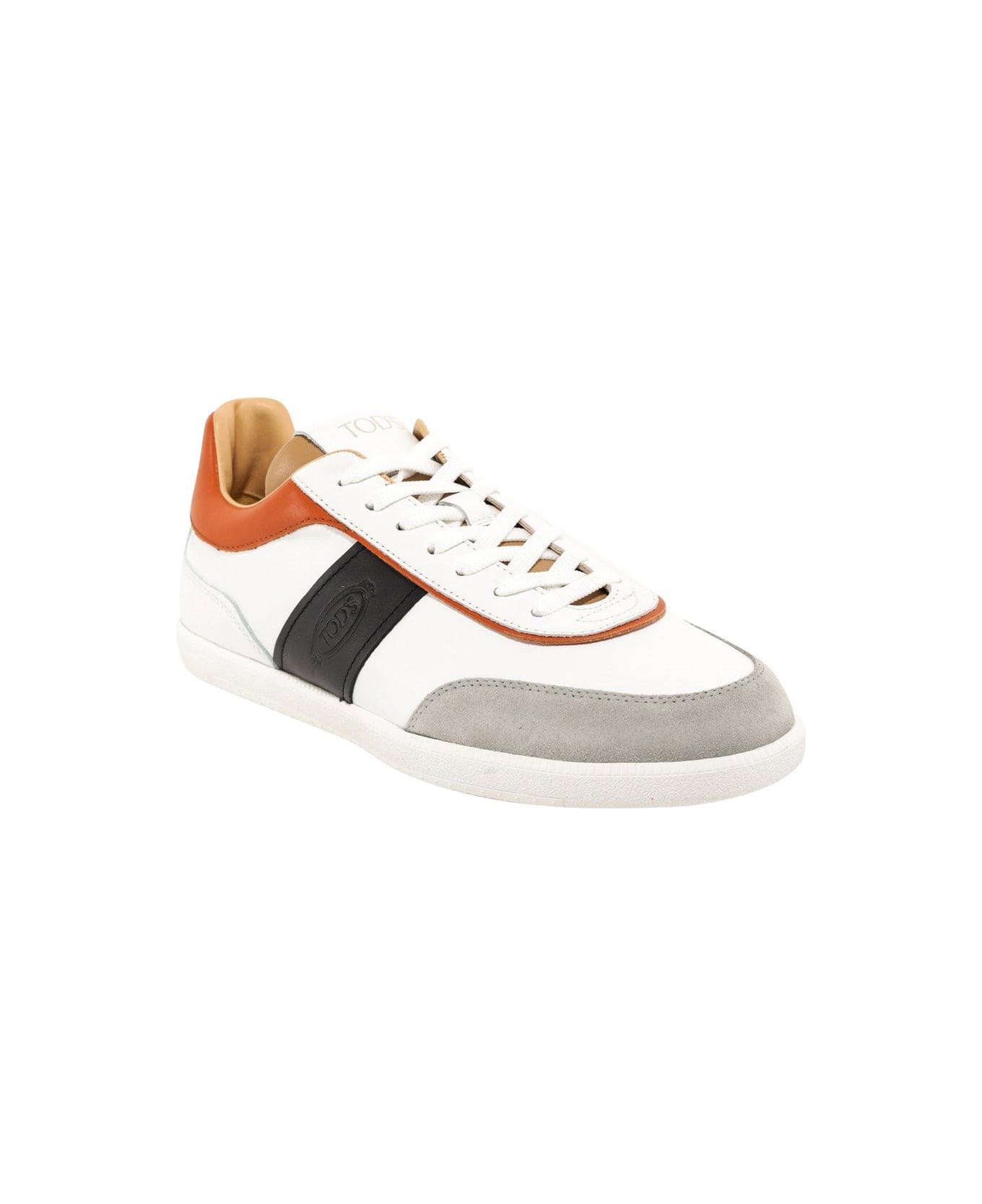 Tod's Low-top Sneakers - BLACK, white, orange