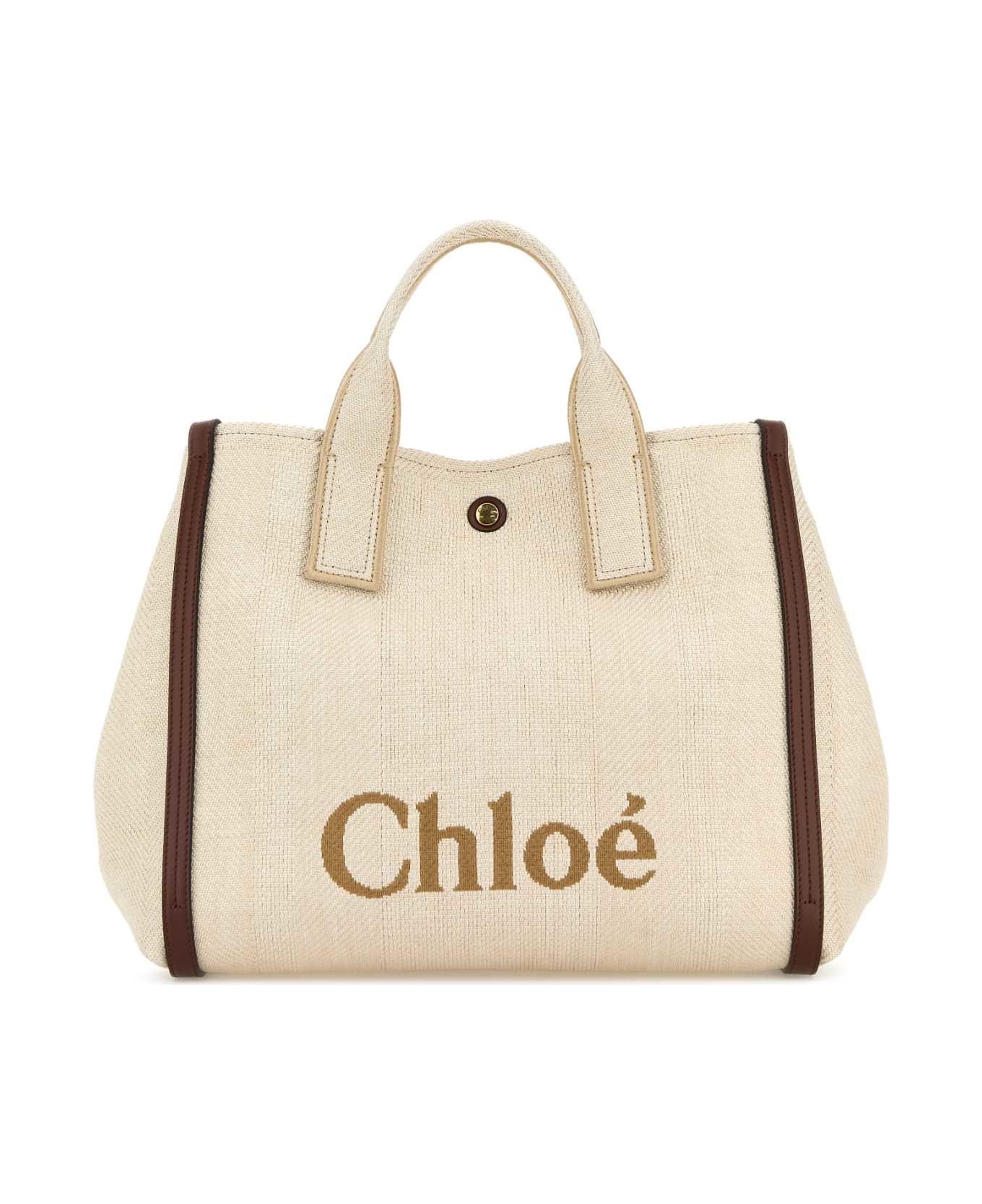 Chloé Sand Fabric Medium Chloã© Carry Shopping Bag