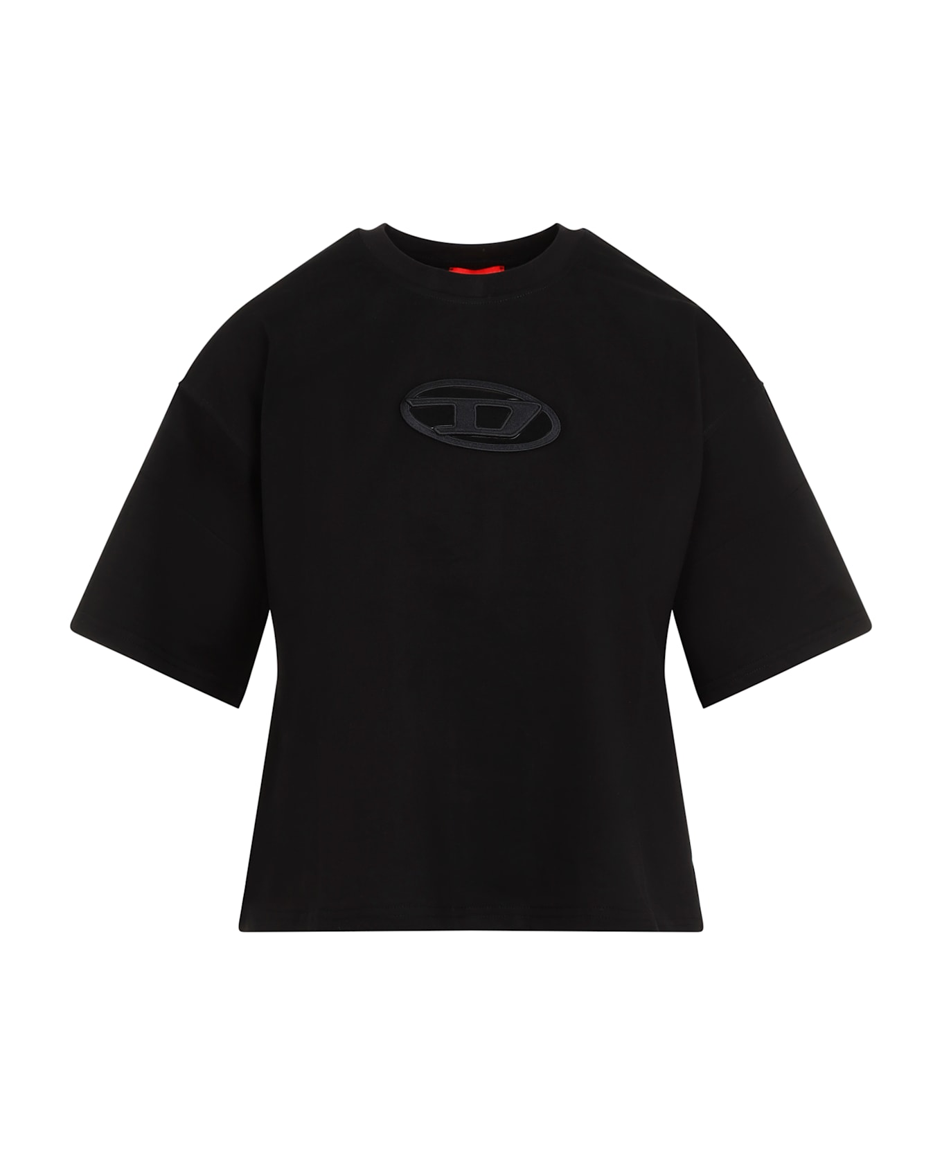Diesel T-buxt-crop-od T-shirt - Xx Black