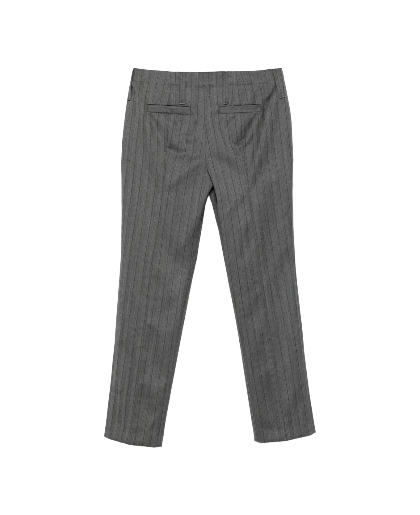 Alexander McQueen Pinstriped Trousers - Grey