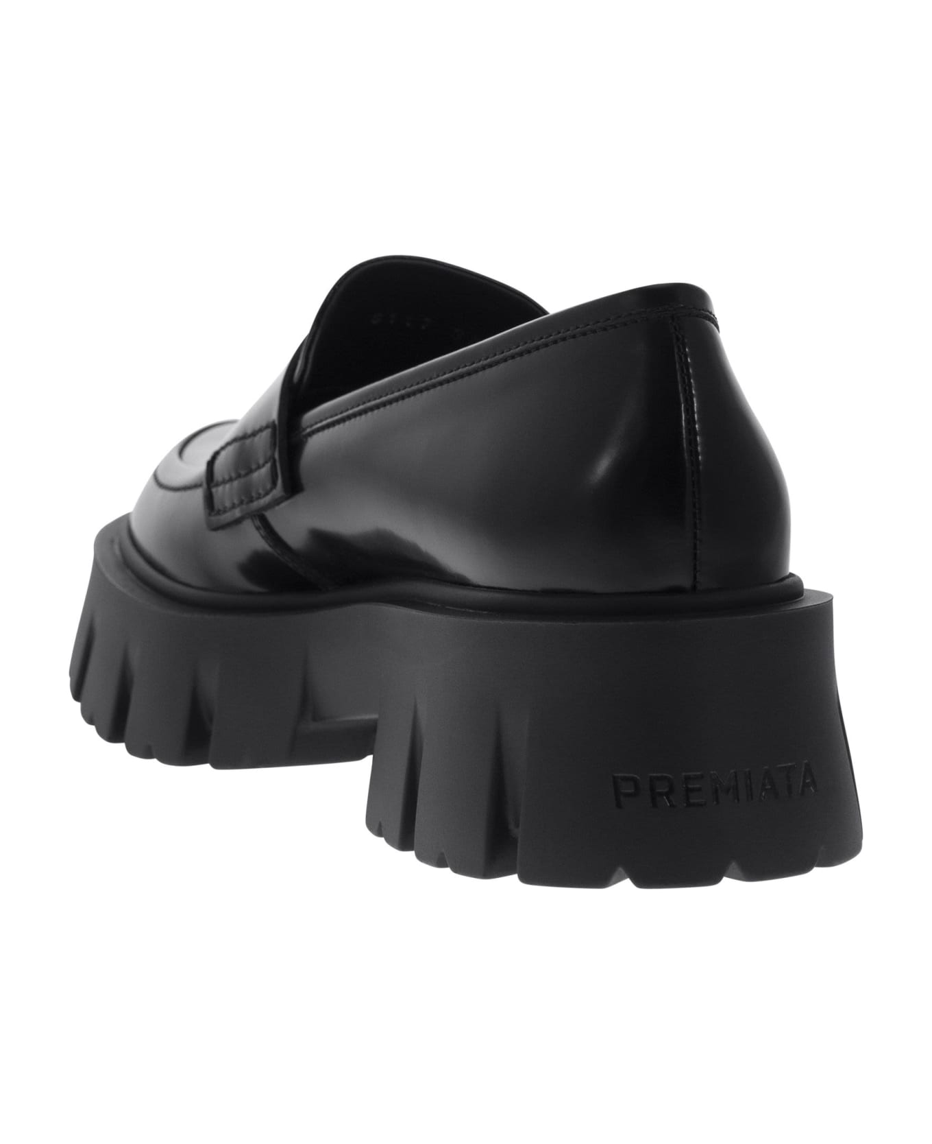 Premiata Ascot - Leather Loafers - Black フラットシューズ