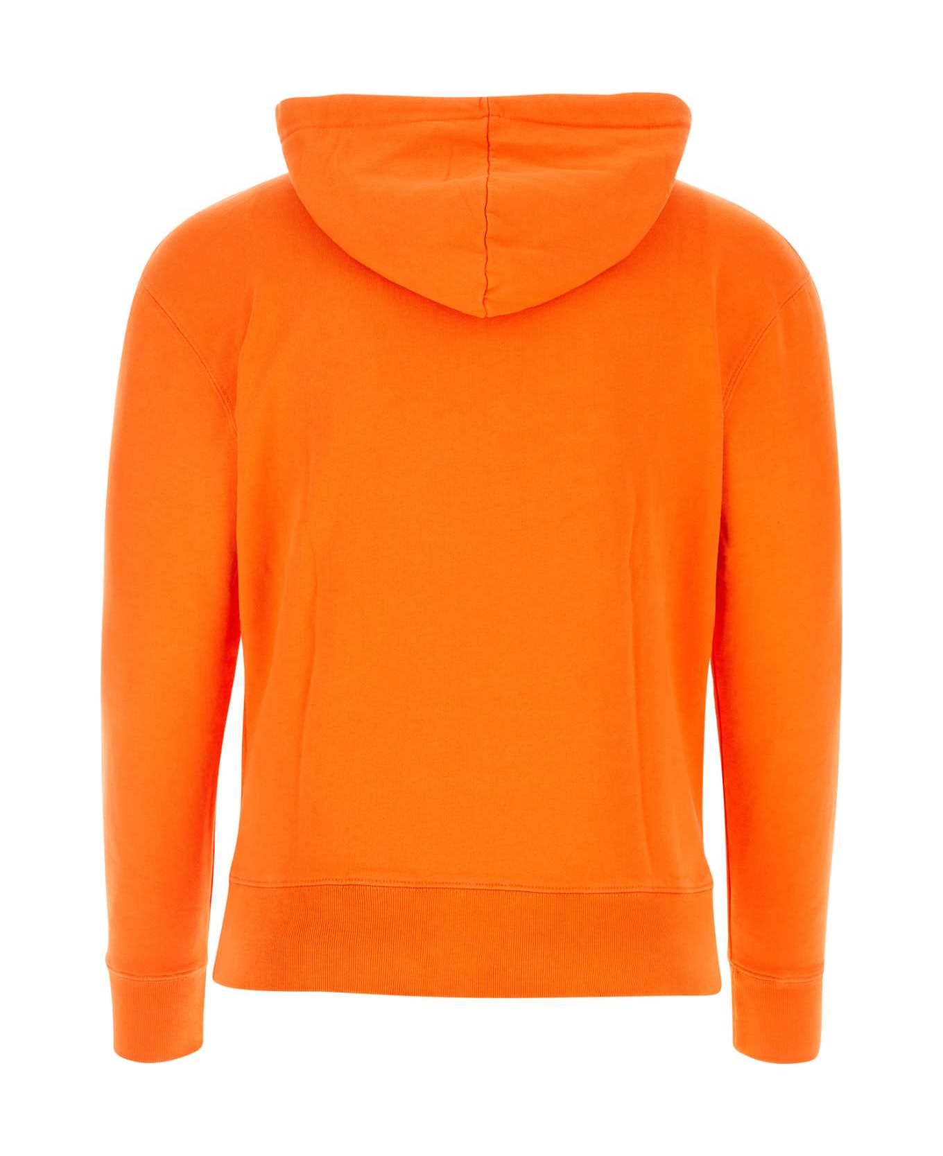 Maison Kitsuné Orange Cotton Sweatshirt - P851