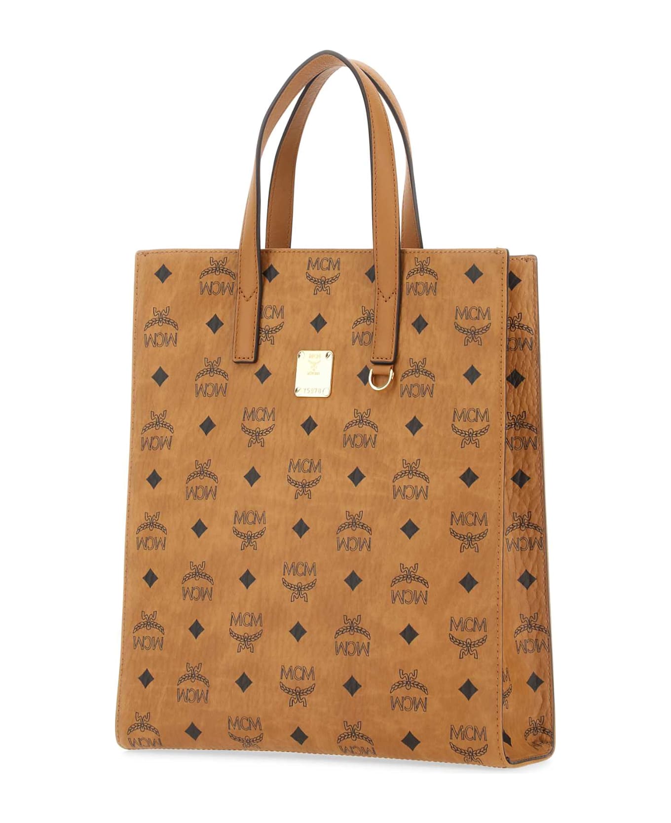 MCM Printed Canvas Small Aren Shopping Bag - CO