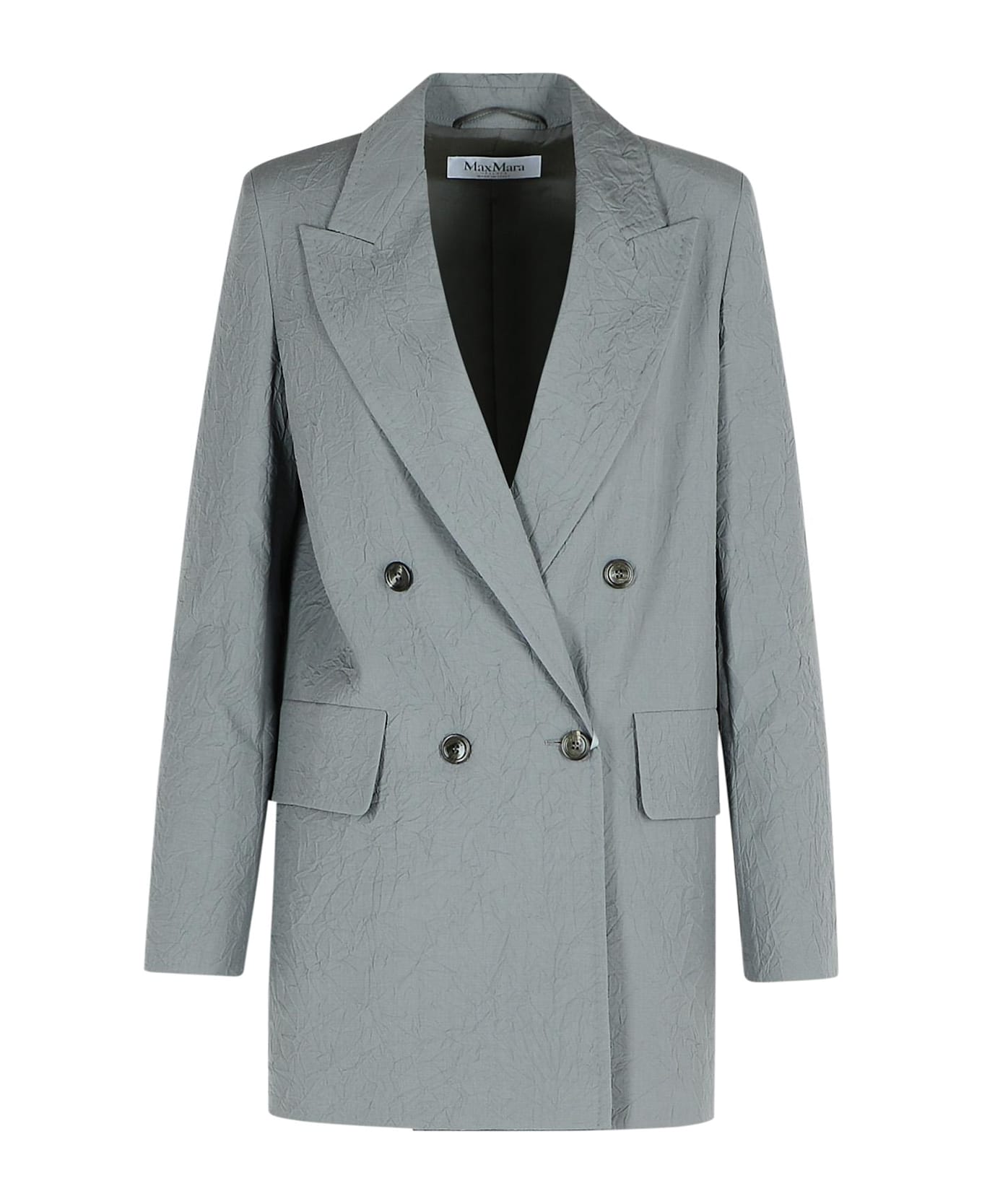 Max Mara 
abavo
 Grey Wool Blazer - Grey
