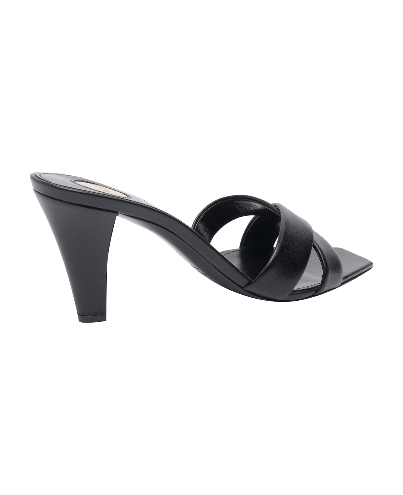 Saint Laurent Jill Mules - Black
