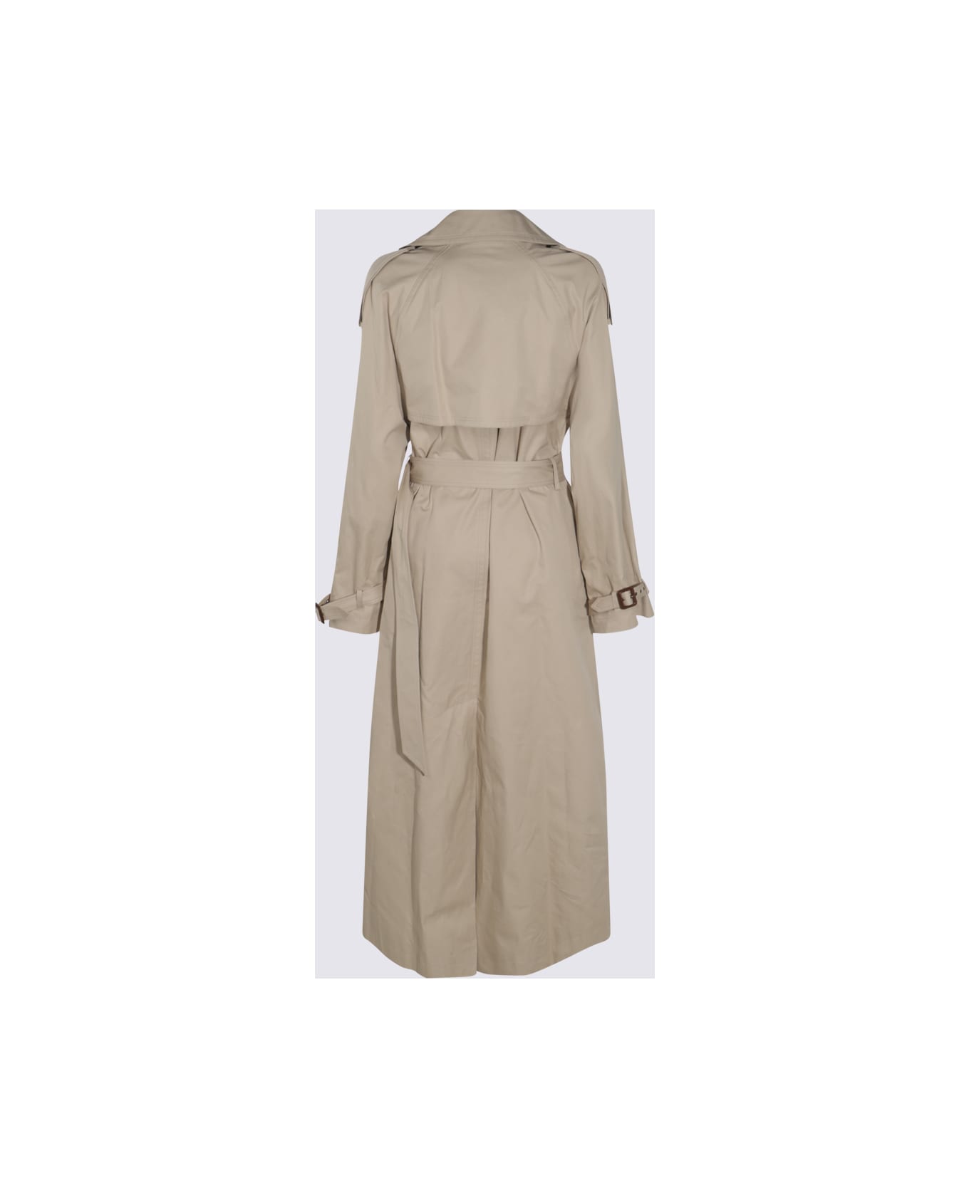 Saint Laurent Beige Cotton Trench Coat - Beige