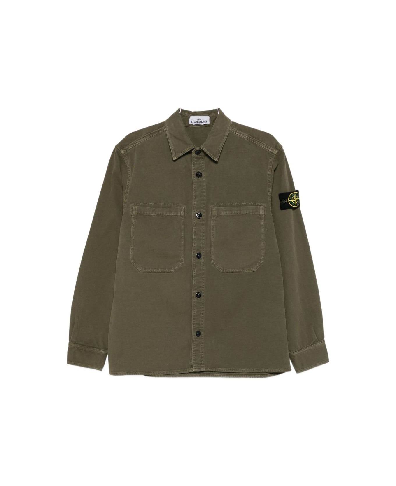 Stone Island Organic Cotton Shirt - Green