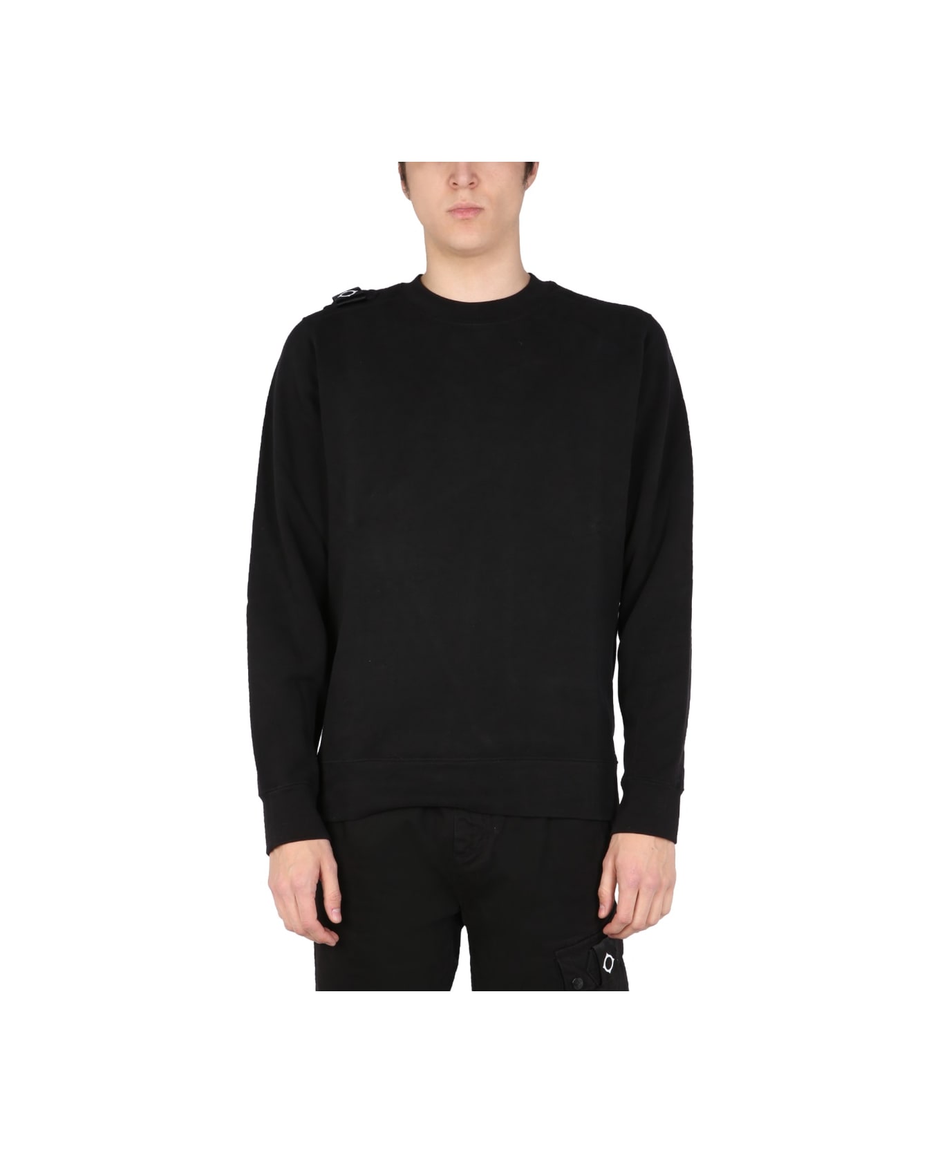 Ma.Strum Regular Fit Sweatshirt - BLACK