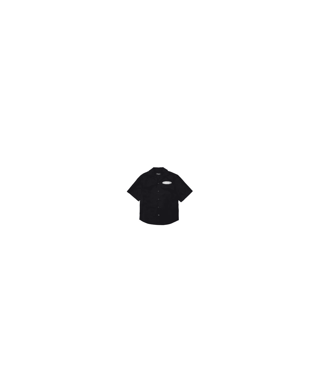 Dsquared2 Camicia Con Applicazione - Black