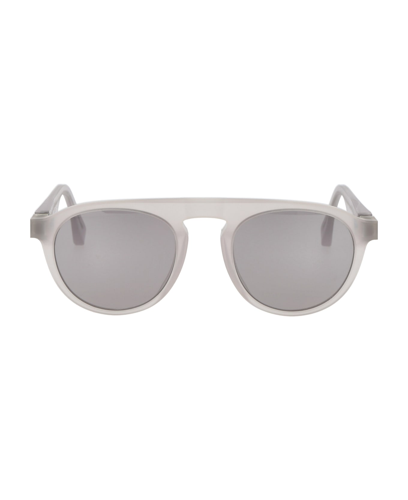 Mykita Mmraw001 Sunglasses - 817 Raw Coconut Water Warm Grey Flash