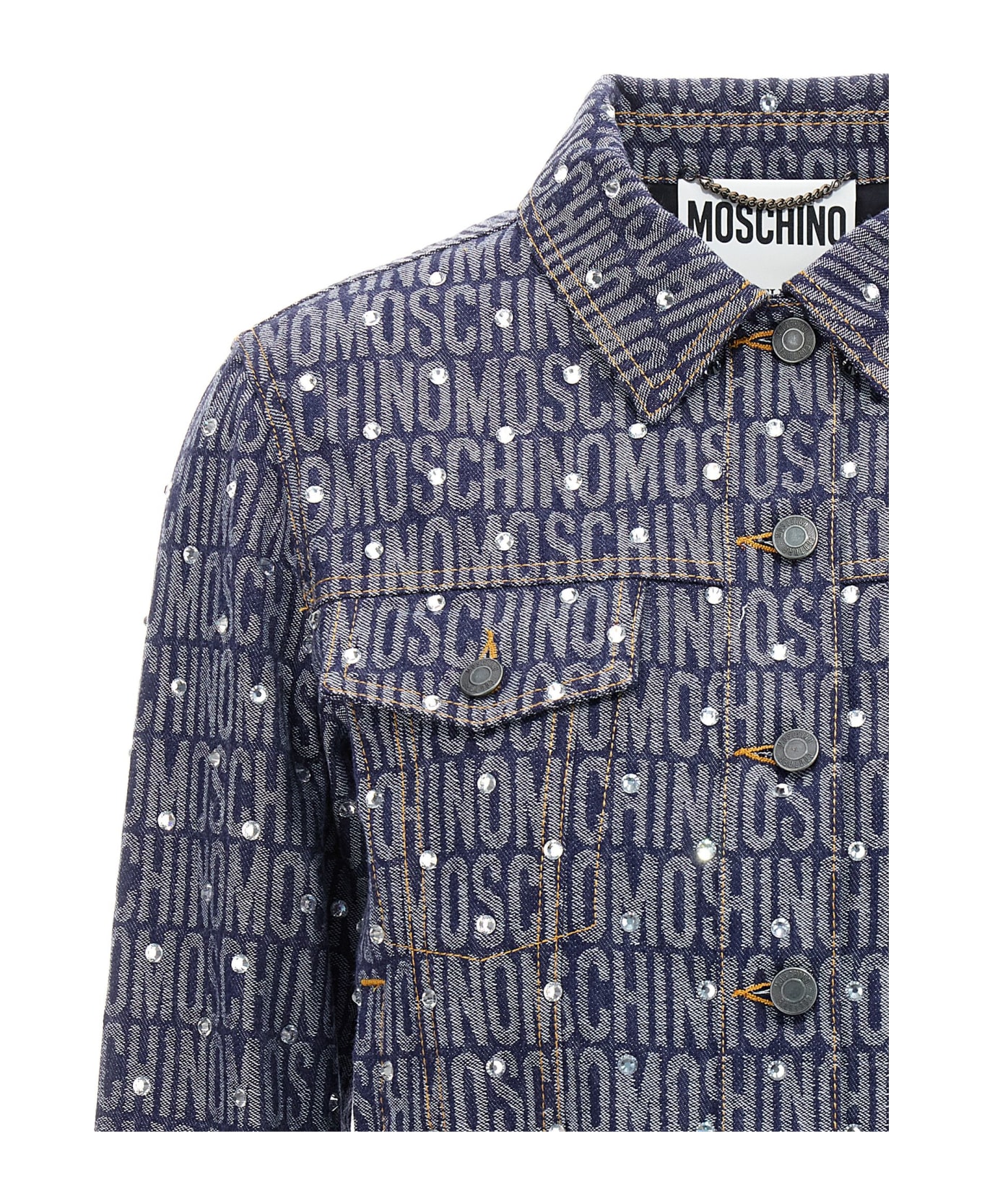 Moschino 'logo' Jacket - Blue
