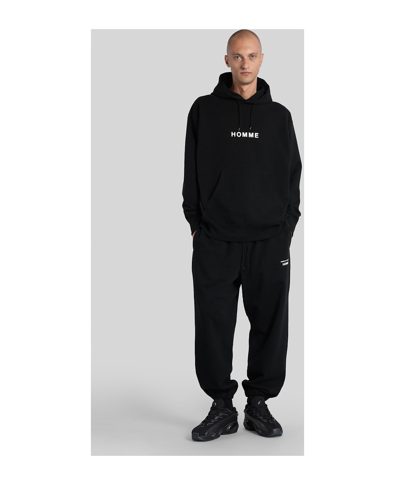 Comme des Garçons Homme Sweatshirt In Black Cotton - black