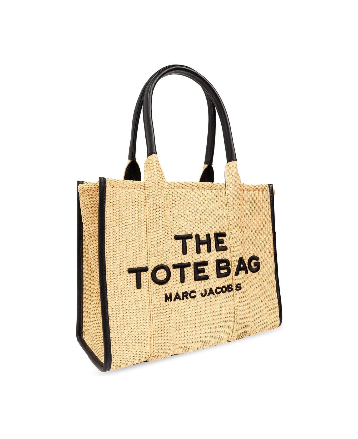 Marc Jacobs The Large Woven Top Handle Bag - Beige