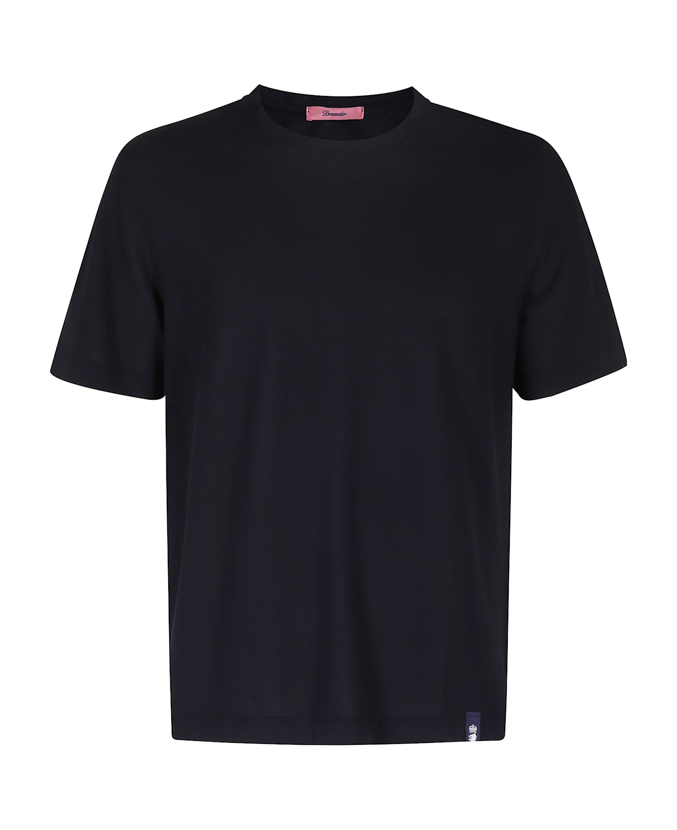 Drumohr Tshirt Mm Ice Cotton - Notte