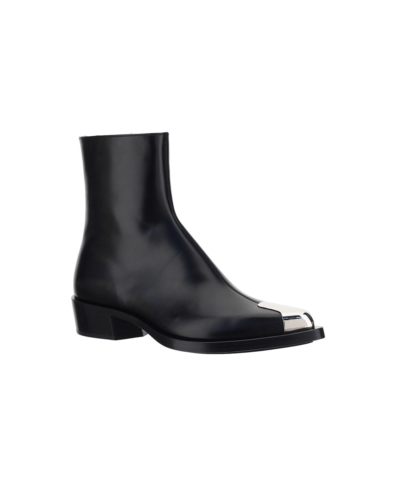 Alexander McQueen Boots - Black/silver