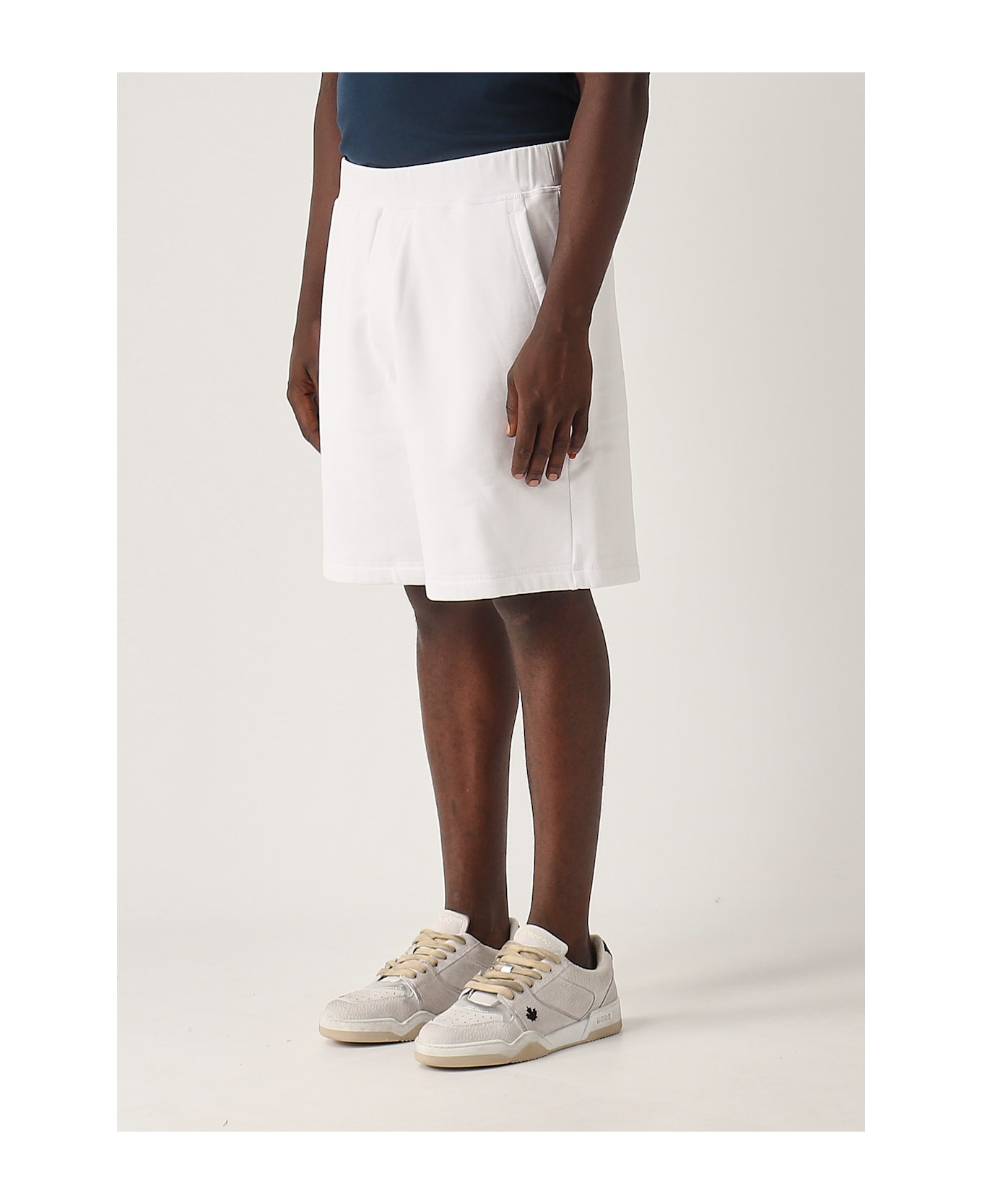 Dsquared2 Relax Dean Fit Short Shorts - BIANCO