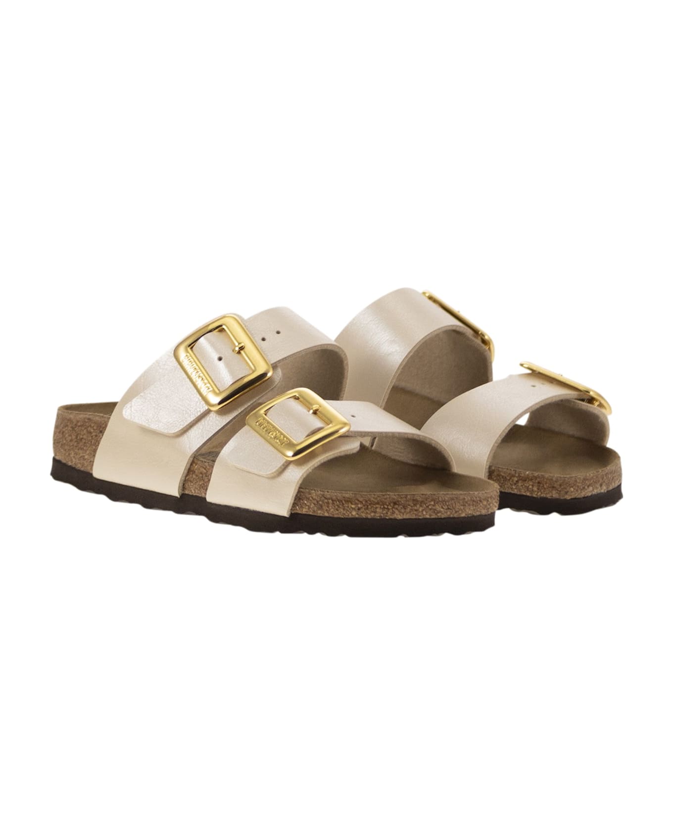 Birkenstock Sydney Cb - Sandal With Two Straps And Buckles - Pearl