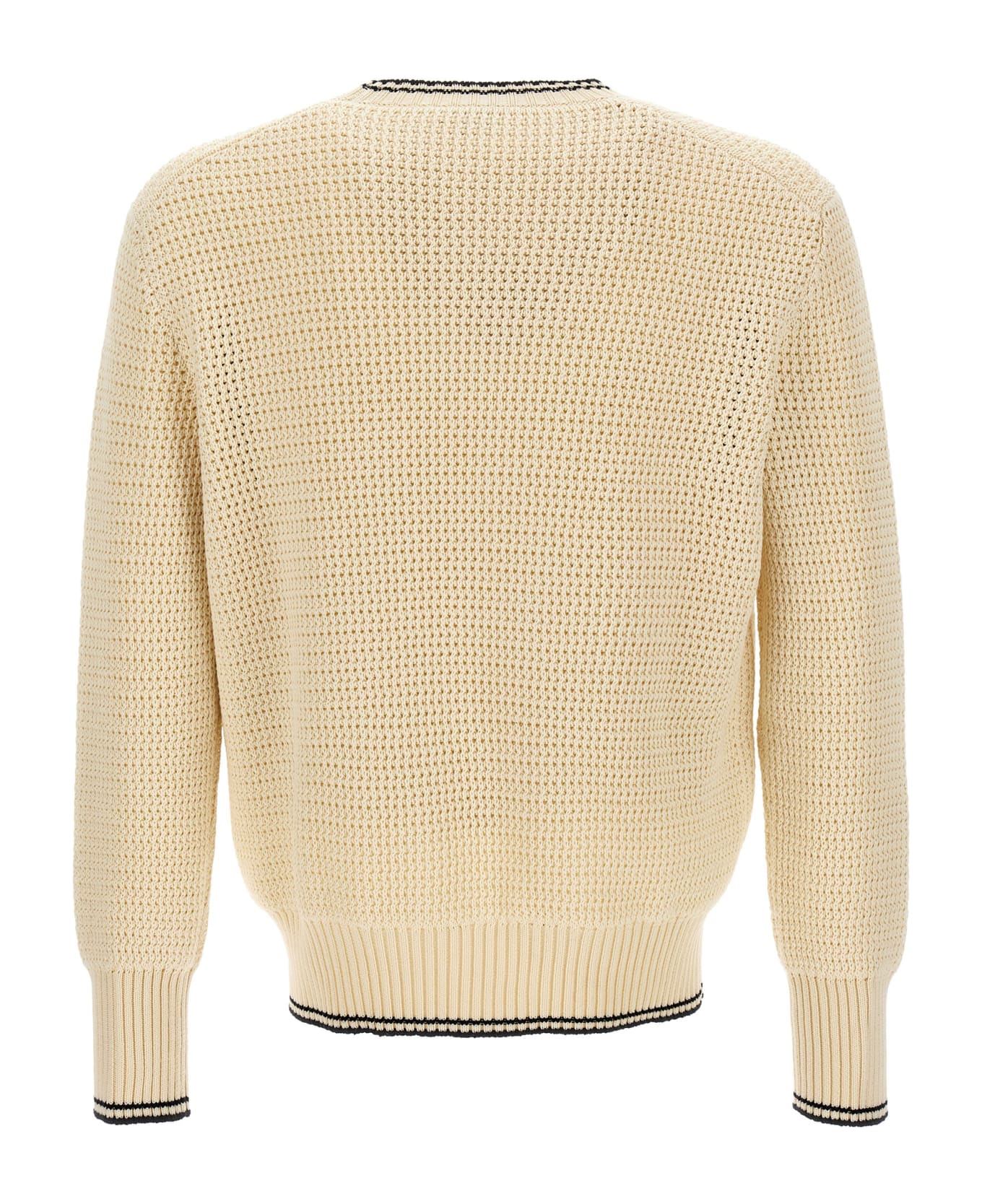 Alexander McQueen Logo Knitted Sweater - Cream
