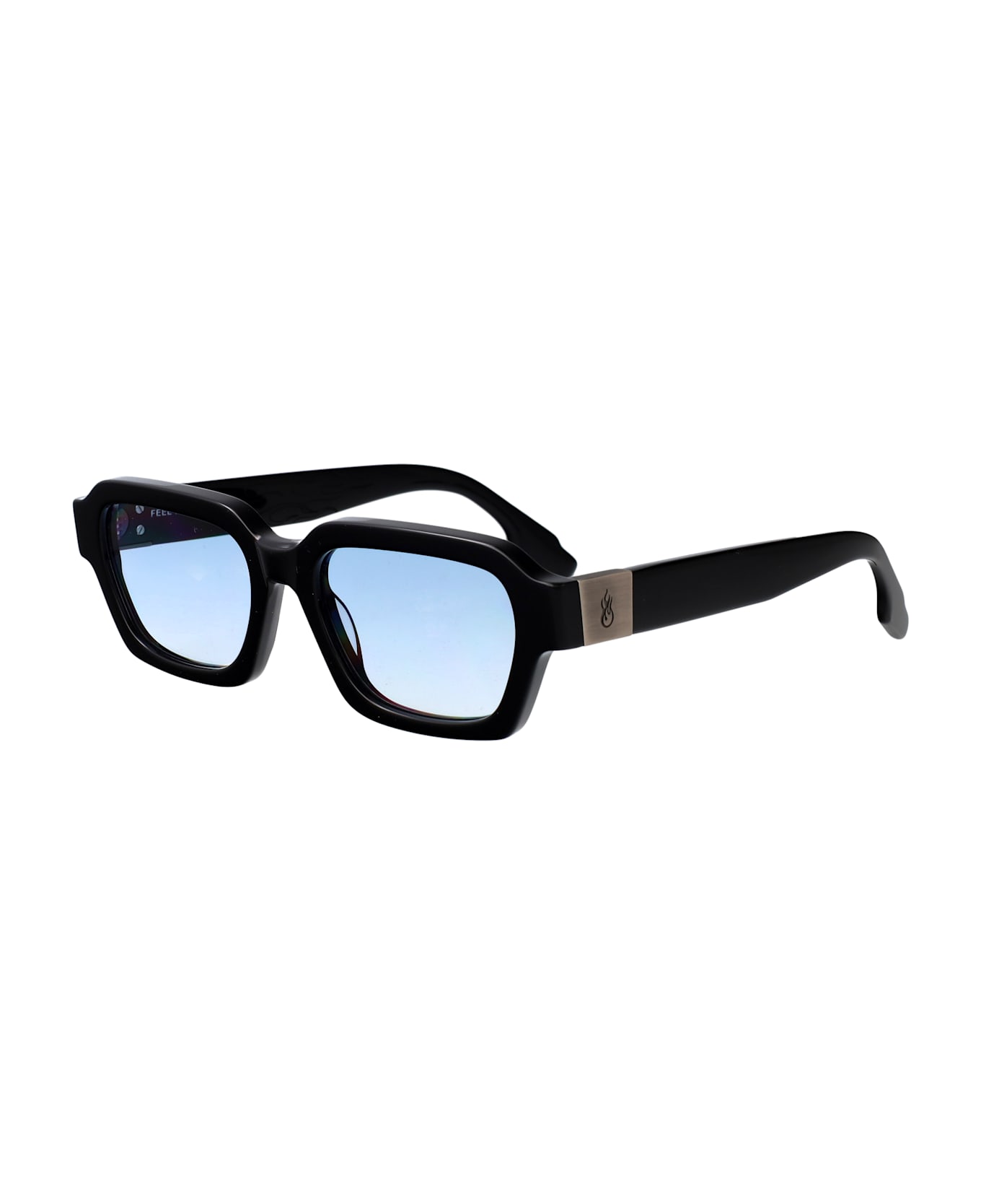 Vision of Super The Nomad Sunglasses - 002-BS/SKY Black Faded Blue