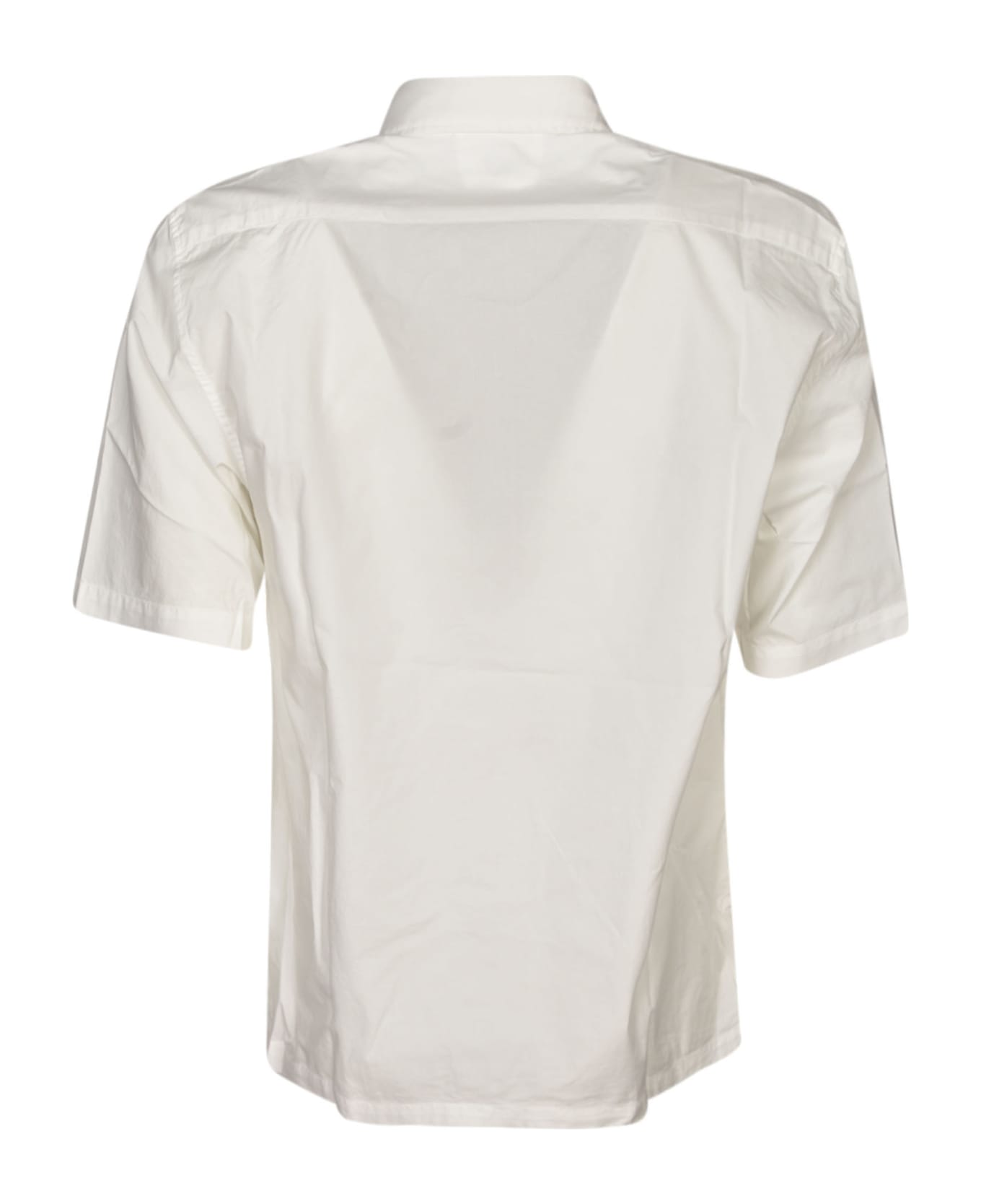 C.P. Company Oversized Pocket Short-sleeved Shirt - Gauze White