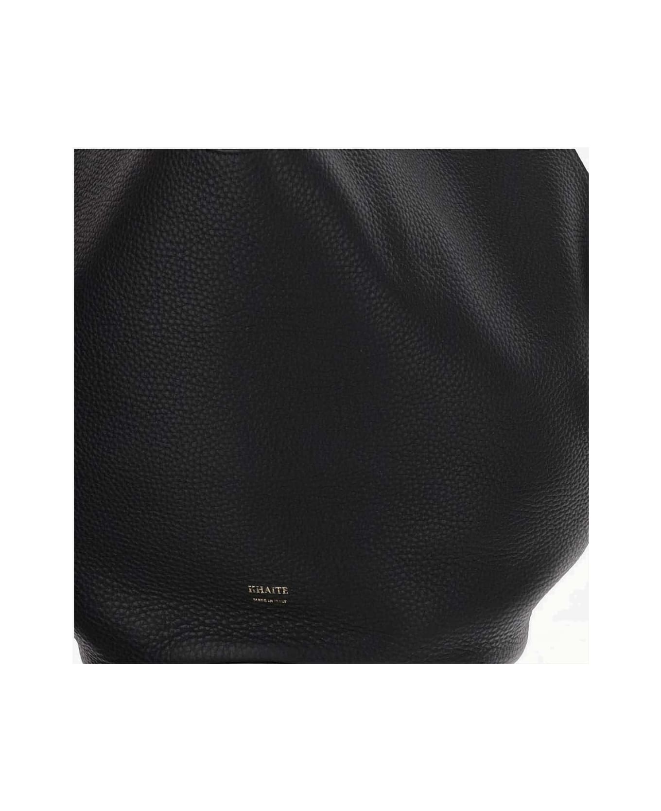 Khaite Lotus Medium Shoulder Bag - Black ショルダーバッグ