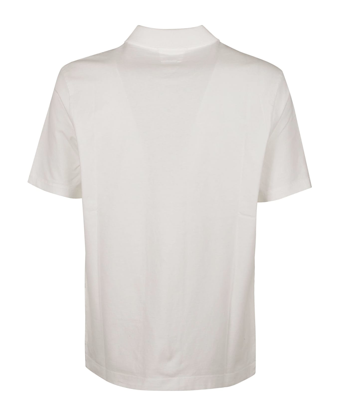 C.P. Company 1020 Short-sleeved Polo Shirt - Gauze white
