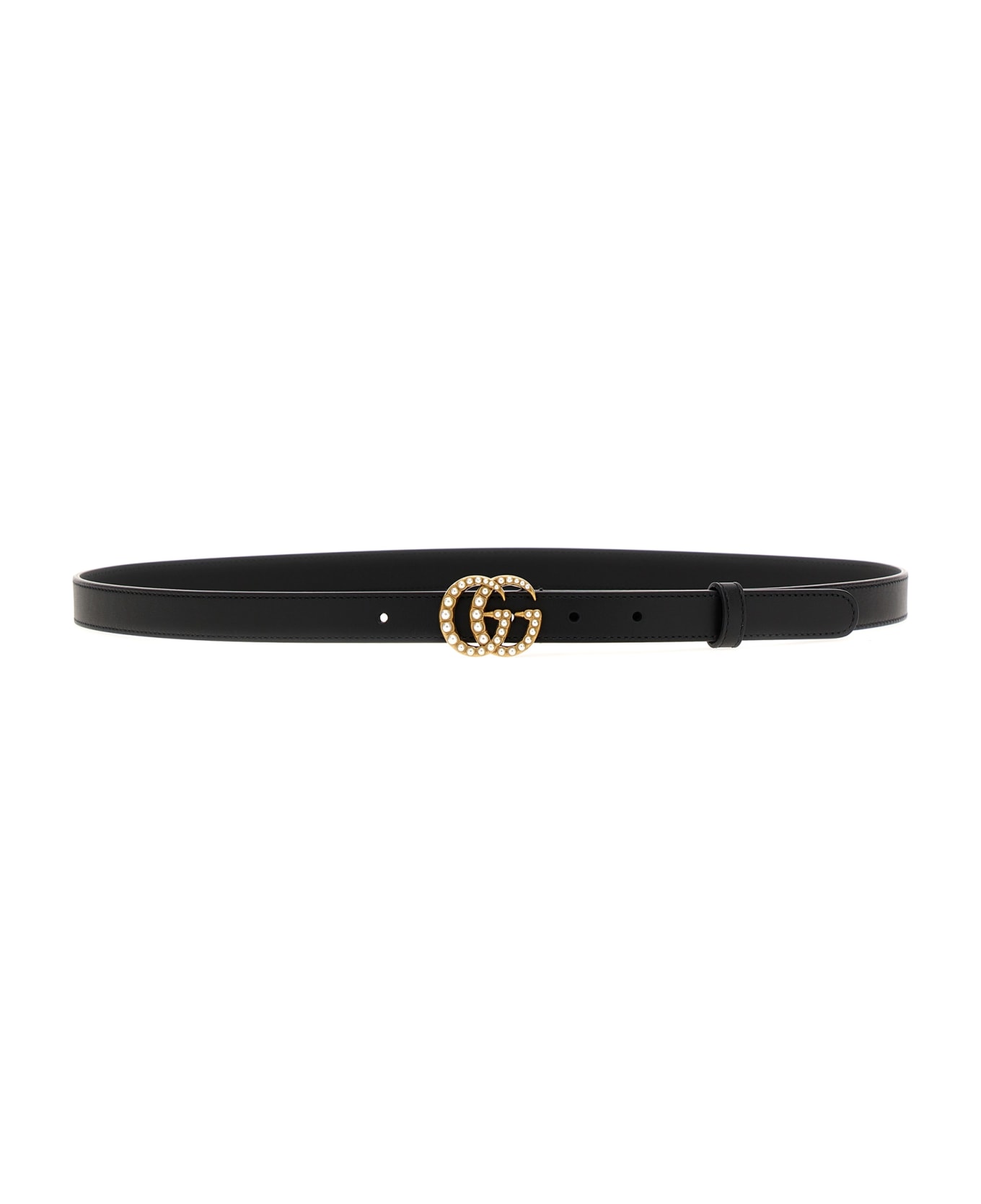 Gucci 'double G' Belt - Black ベルト