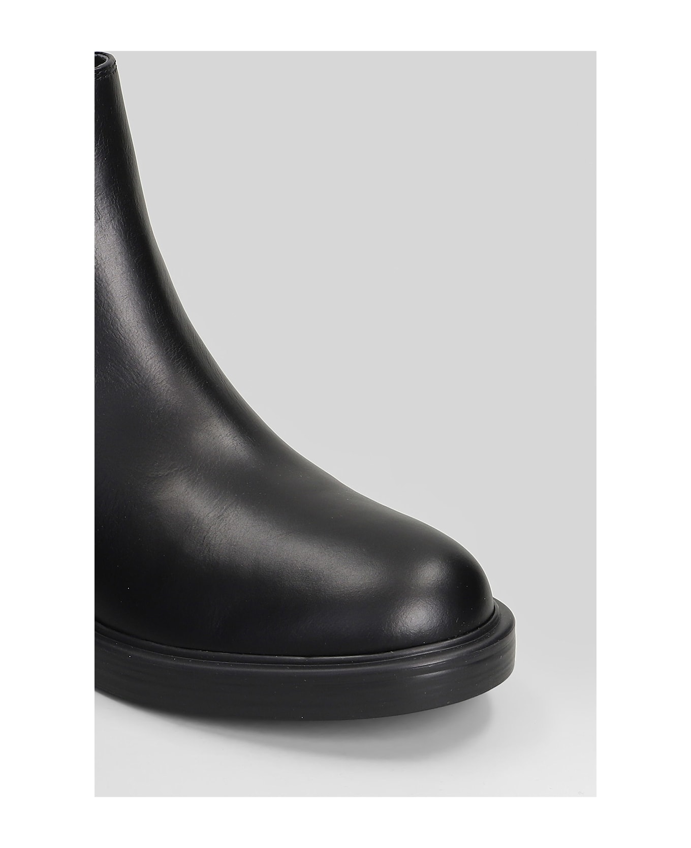 Camper Dean Ankle Boots In Black Leather - black