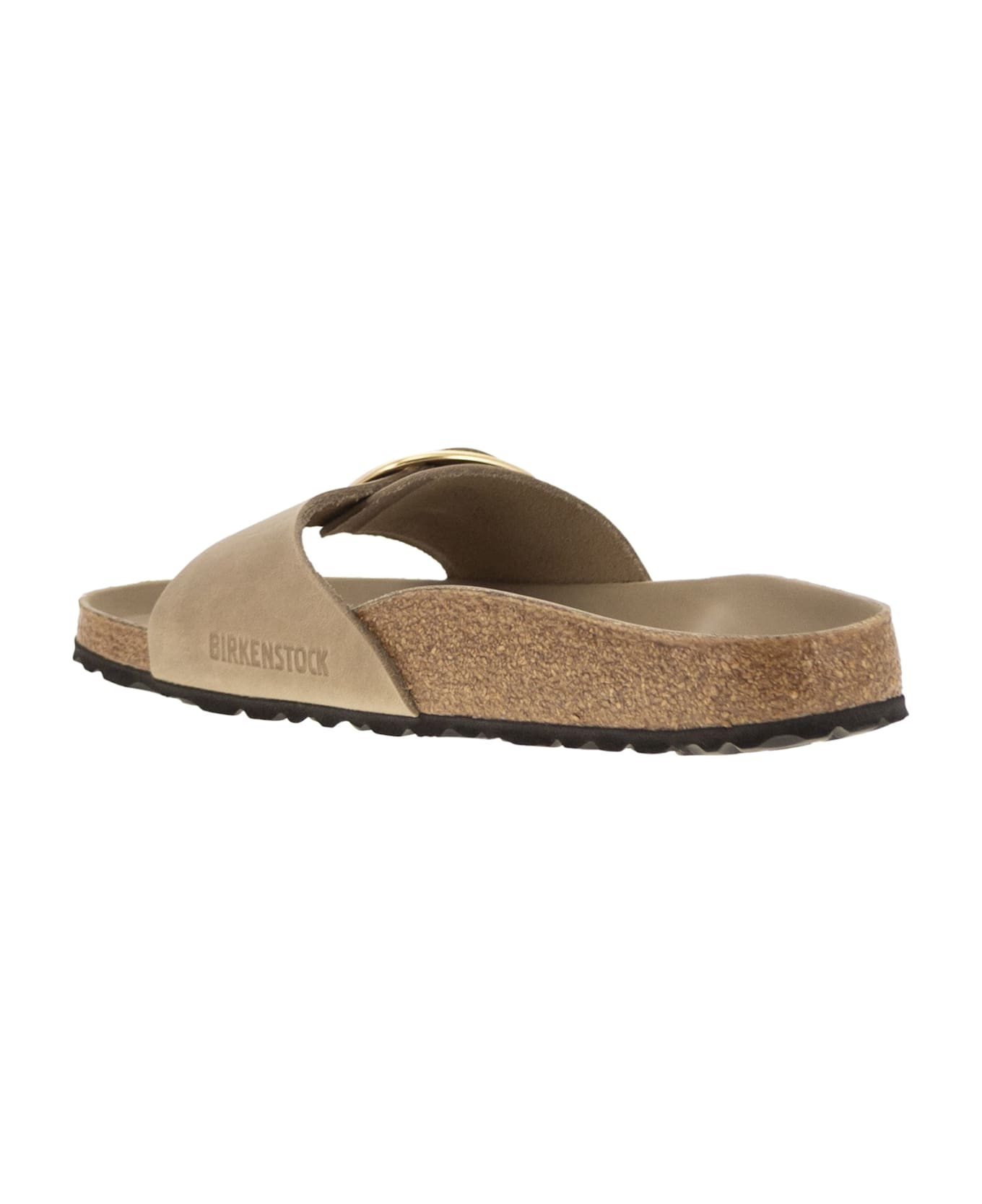 Birkenstock Madrid Big Buckle - Flat Sandal - Beige サンダル