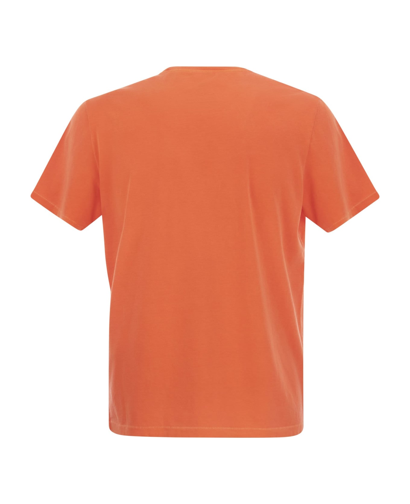 Parajumpers Toml - T-shirt With Front Lettering - Orange