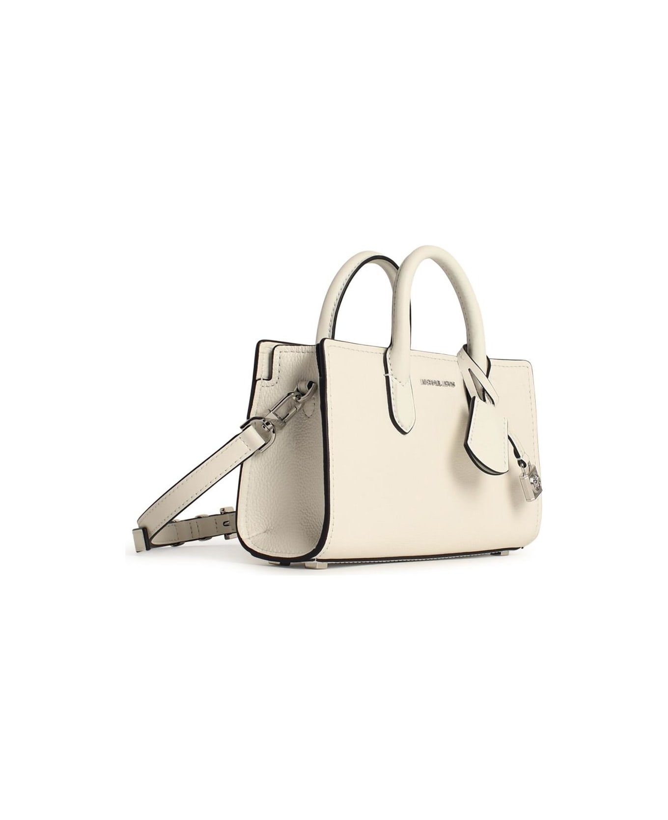 MICHAEL Michael Kors 'scarlett' White Leather Bag - White トートバッグ