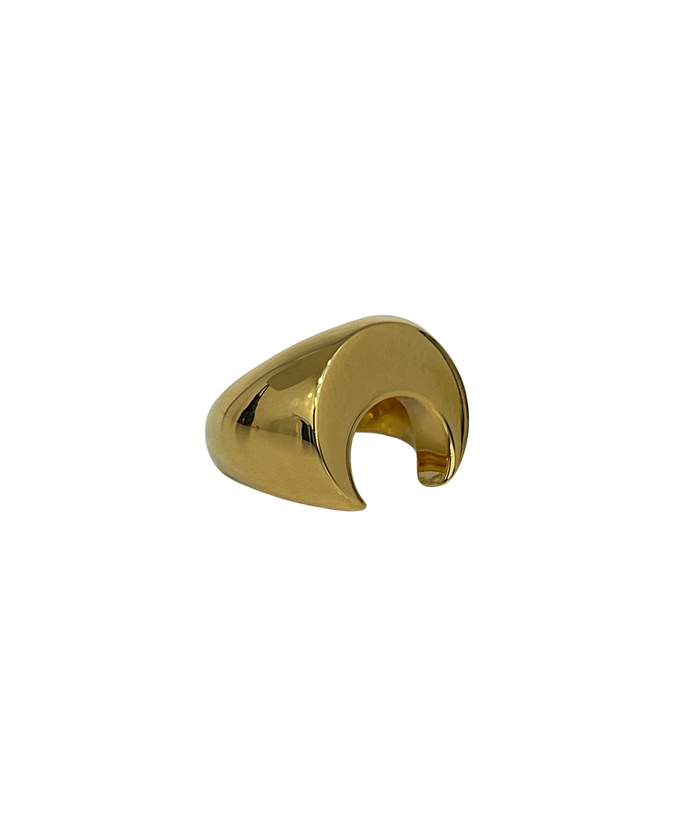 Marine Serre Moon Ring - Shiny Gold