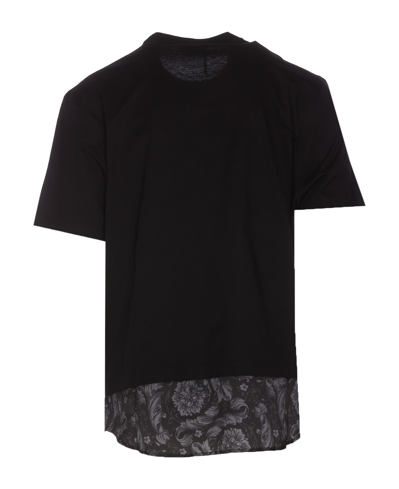 Versace Barocco Panel T-shirt - Black