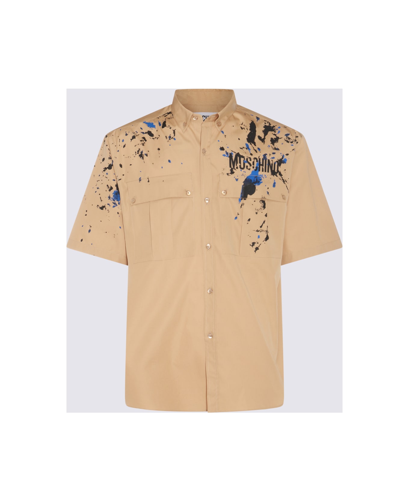 Moschino Beige Cotton Shirt - Beige